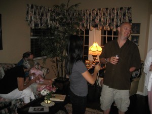 Fellowship at the shower