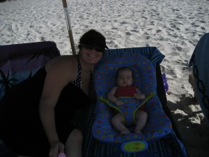 Katie, Aunt Lisa, and Little Leia