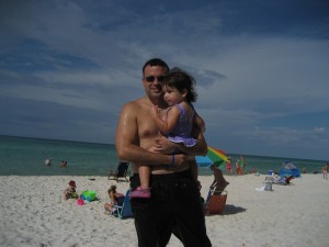Sara and her daddy