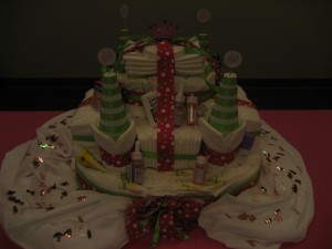 Leia's diaper castle